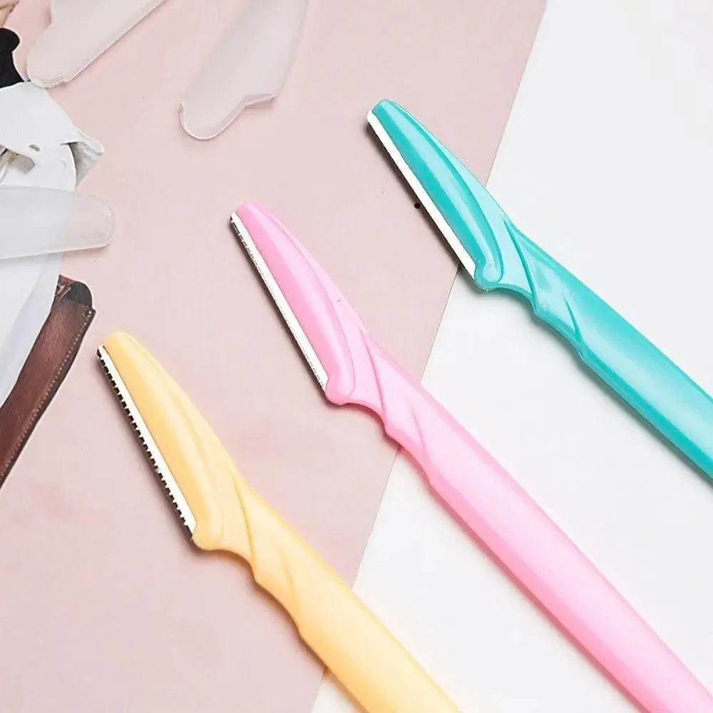 10pcs Exfoliating Dermaplaning Eyebrow Razor - Facial Hair Remover