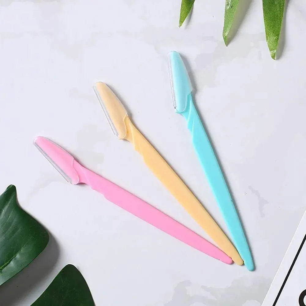 10pcs Exfoliating Dermaplaning Eyebrow Razor - Facial Hair Remover