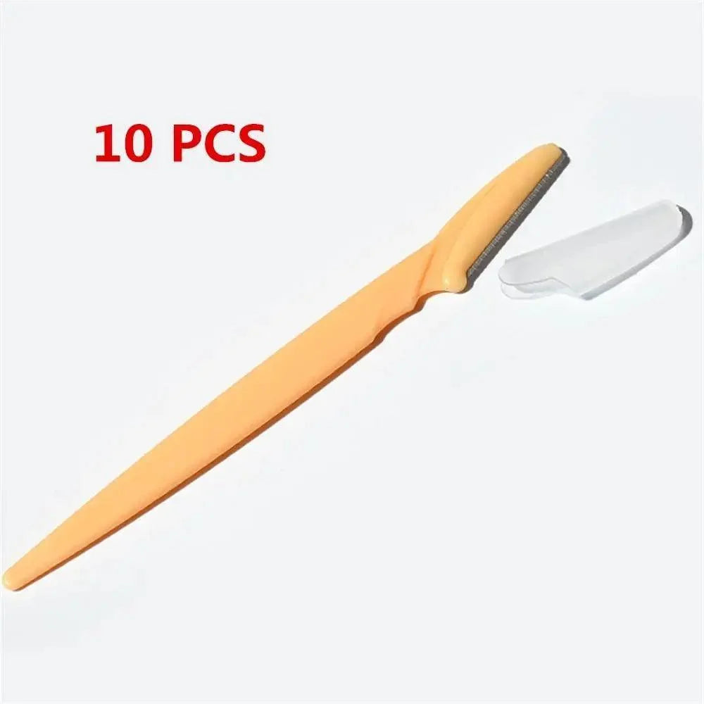10pcs Exfoliating Dermaplaning Eyebrow Razor - Facial Hair Remover