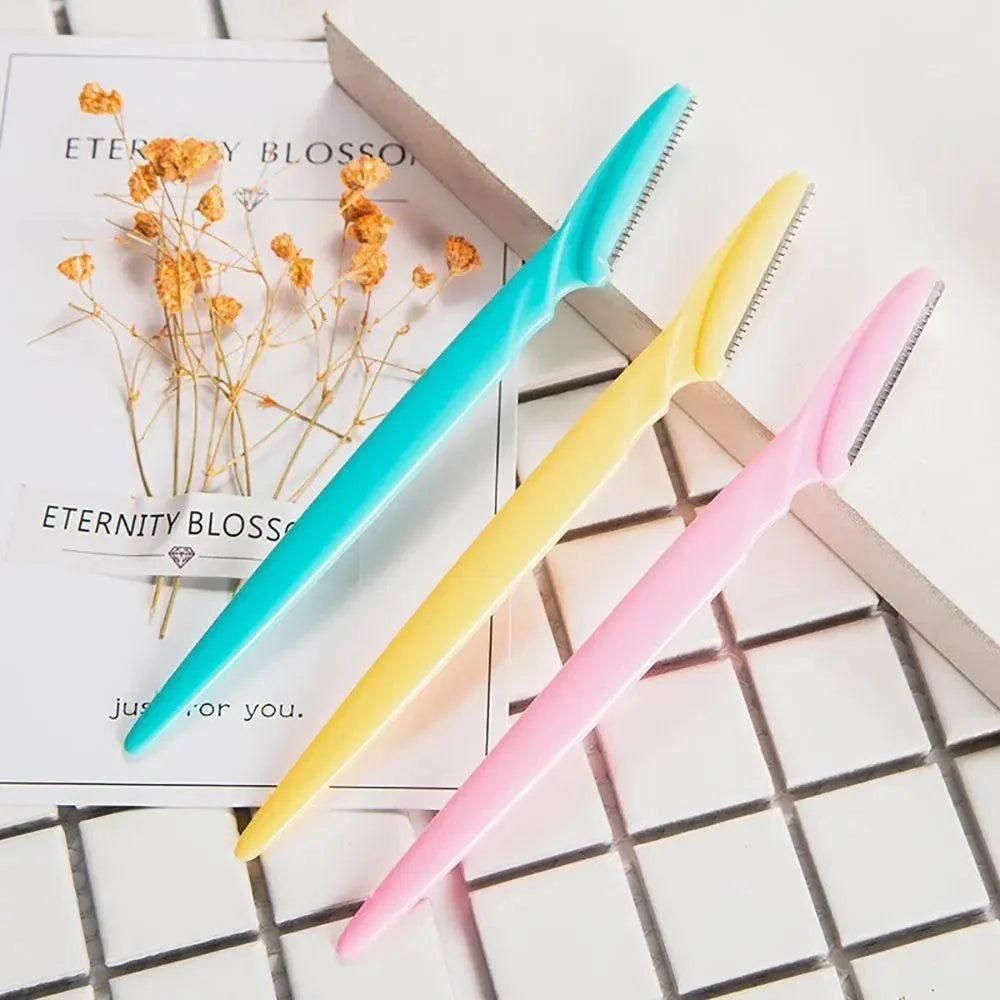 10pcs Exfoliating Dermaplaning Eyebrow Razor - Facial Hair Remover