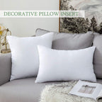 4pcs Throw Pillow Inserts, Square Cushion Inner Soft Fluffy Plump Stuffer Cushion Pillow