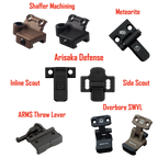 18350 LED Rifle Mounted Light - 6x Anodized Colors