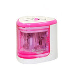 New Automatic pencil sharpener Two-hole Electric Switch Pencil Sharpener