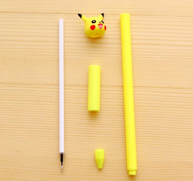 2pc Cartoon Kawaii Cute Plastic Pokemon Gel Pens