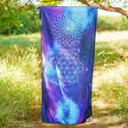 Adventure Towel Beach Size L with Pouch- Cosmic