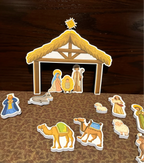 Quiet Nativity Set (a Christmas bath toy!)