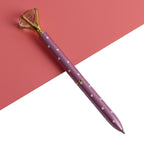 21Color Kawaii Ballpoint Pen Big Gem Metal Ball Pen With Large Diamond