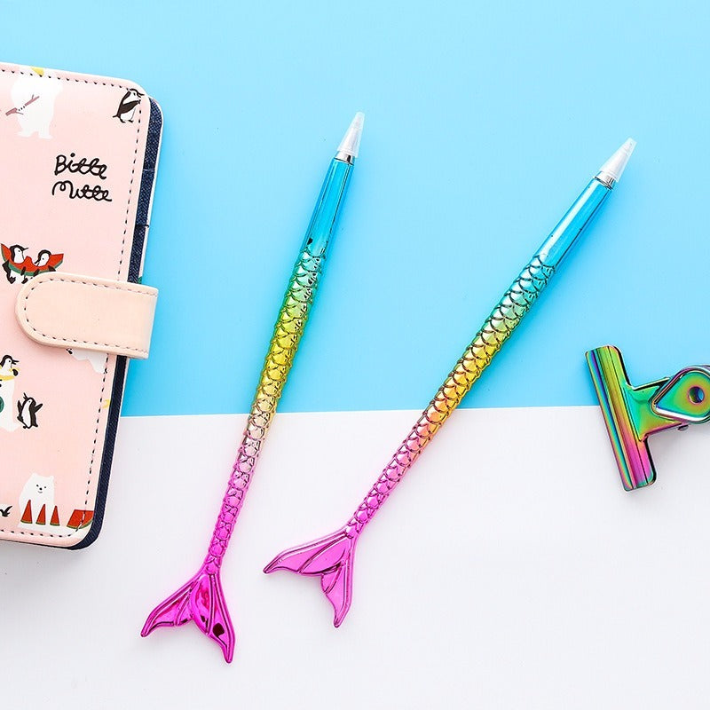 1Pcs Creative Stationery Mermaid Ballpoint Pen
