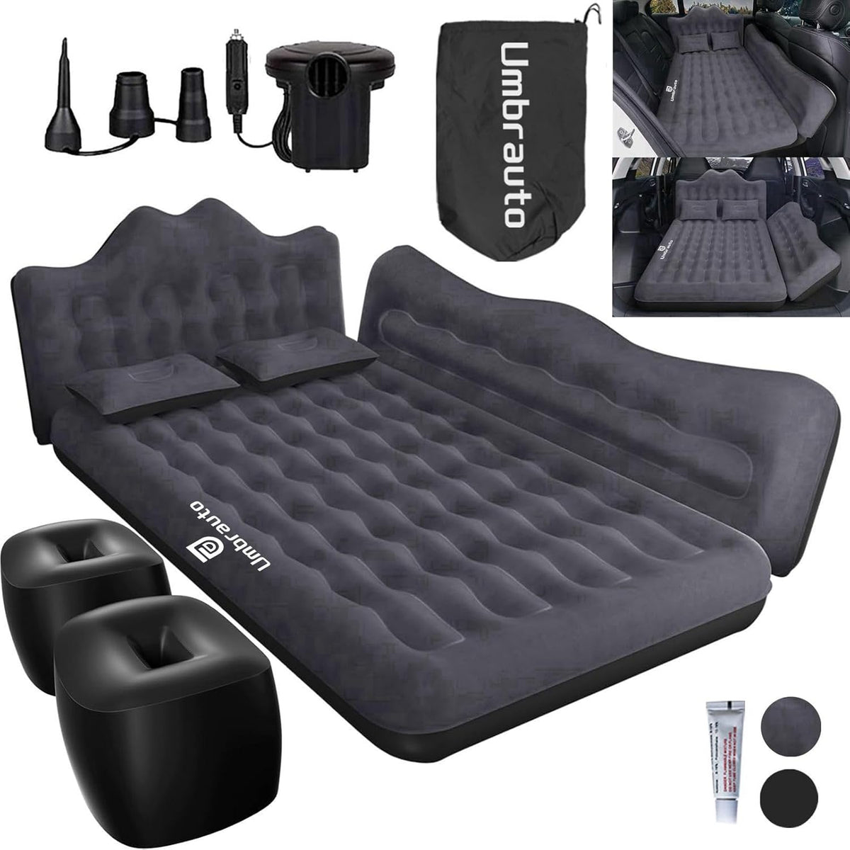 Umbrauto 29.53in/75cm Wide Car Air Mattress