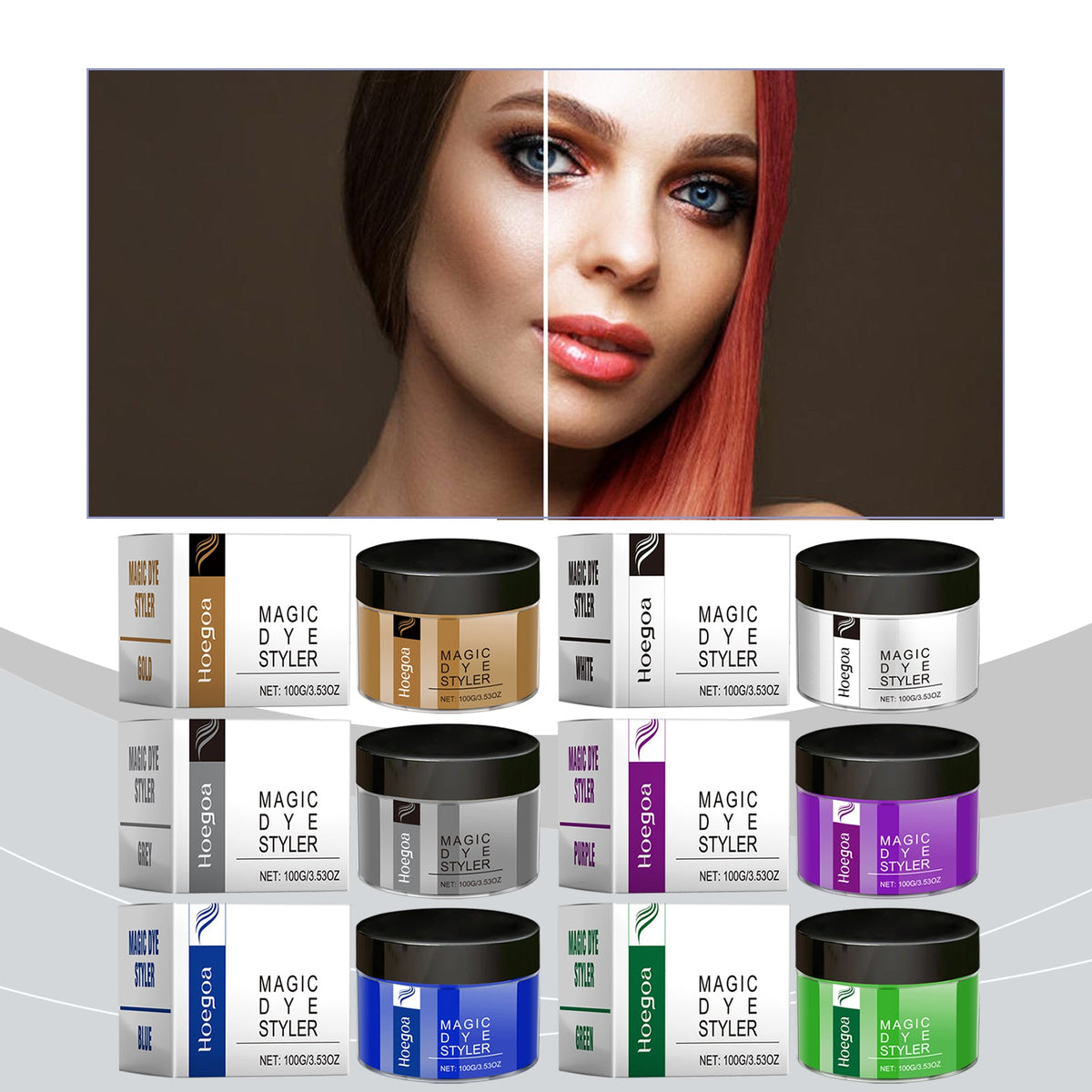 Magic Beauty wax series, colorful hair color