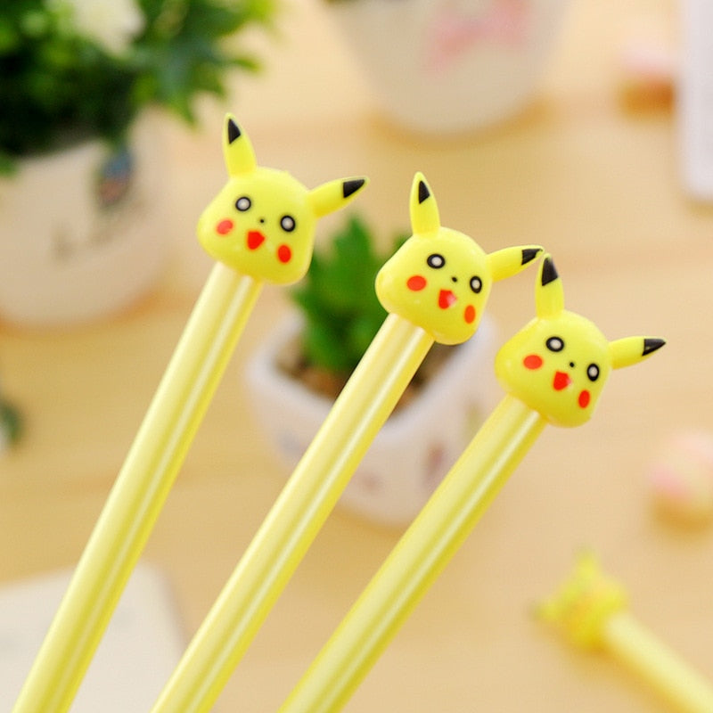 2pc Cartoon Kawaii Cute Plastic Pokemon Gel Pens