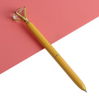 21Color Kawaii Ballpoint Pen Big Gem Metal Ball Pen With Large Diamond