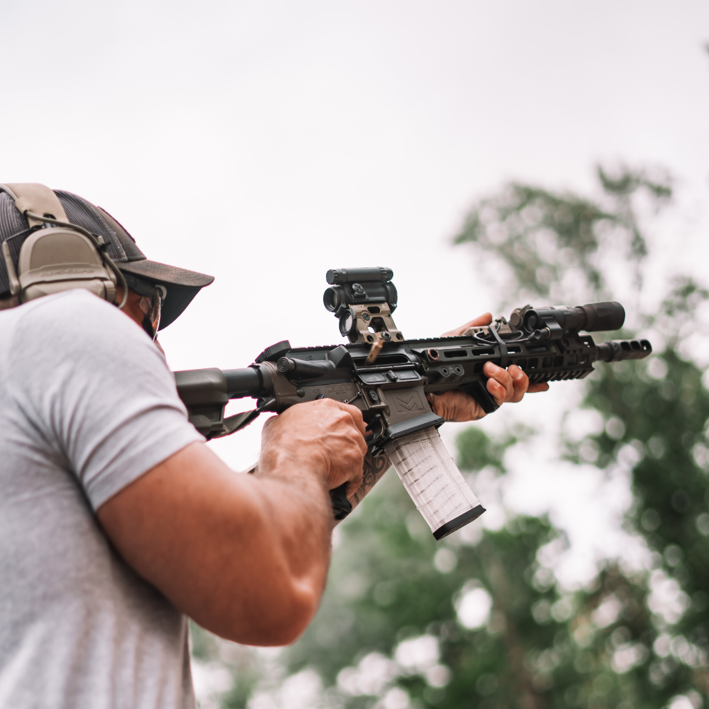 18650 LED Rifle Mounted Light - 6x Anodized Colors
