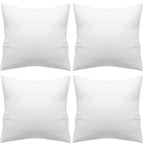 4pcs Throw Pillow Inserts, Square Cushion Inner Soft Fluffy Plump Stuffer Cushion Pillow