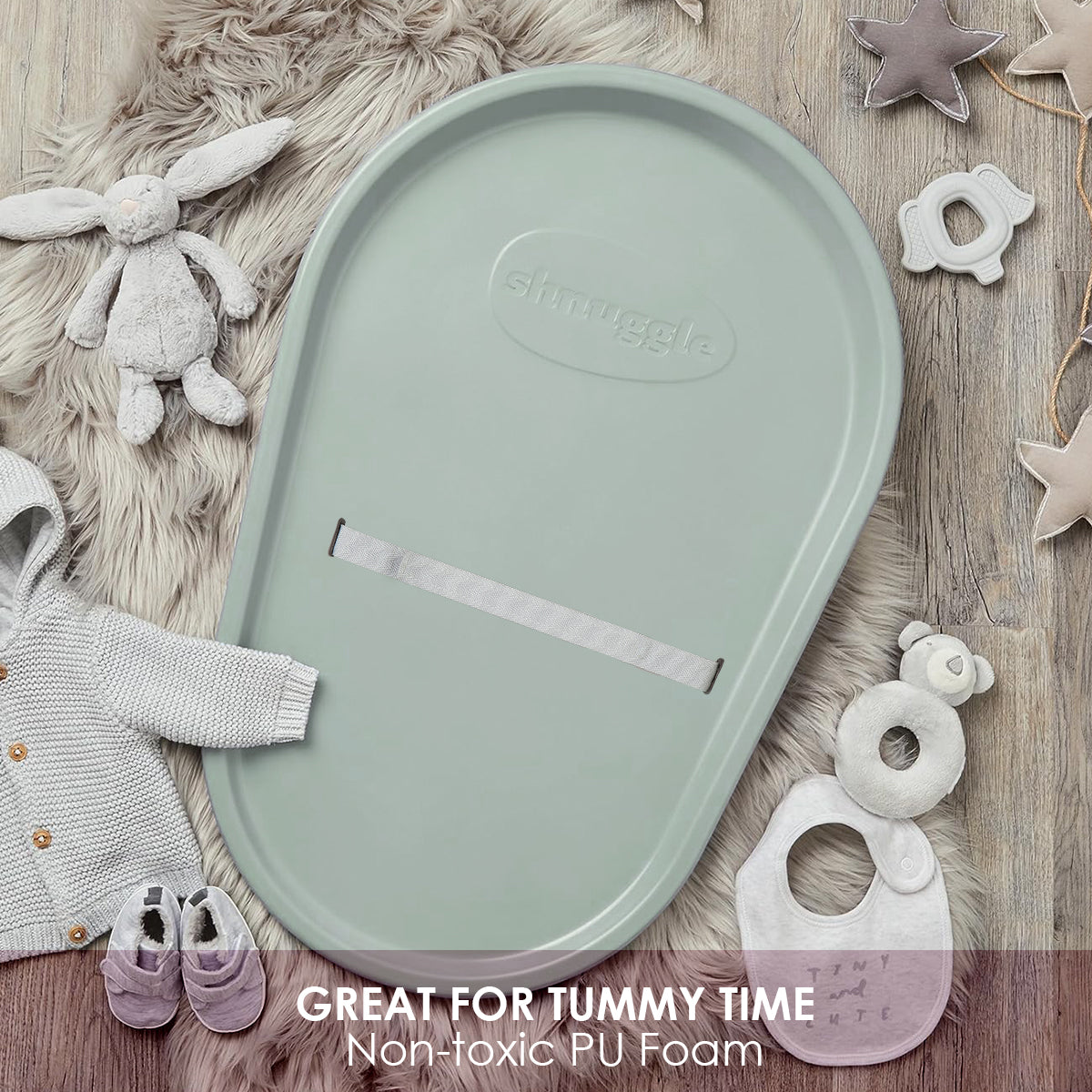 Changing Essentials Kit: Shnuggle Changing Mat + Diaper Pail + Better Bag Liners (90 Day Supply)