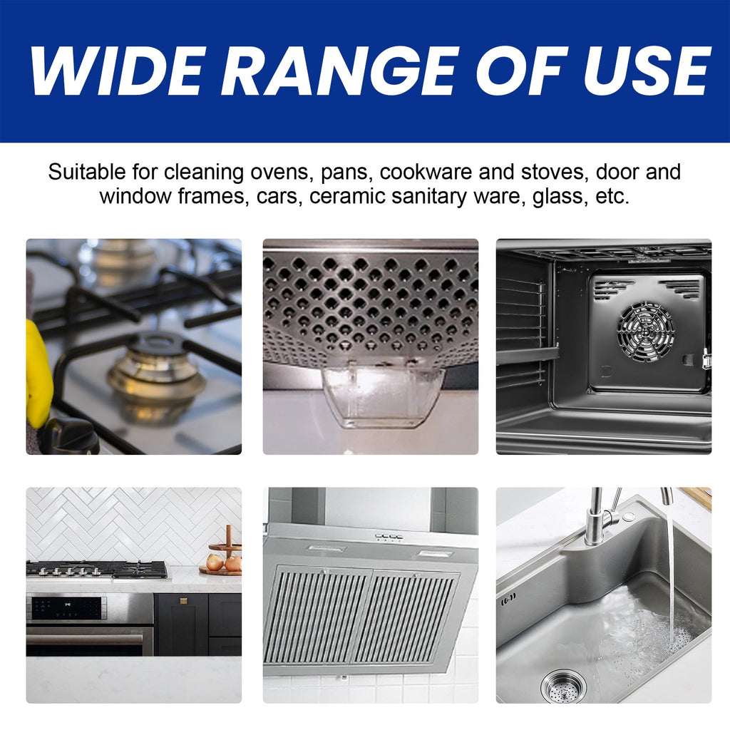 Oven Cookware Cleaner, Kitchen Stove Hood Wall Oil Cleaning