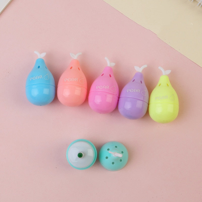 1 PCS Cute Mini Highlighter Lovely Cartoon Paint Marker Pen