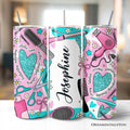 Hair Stylist Beauty Tools Pattern 20oz Personalized Tumbler