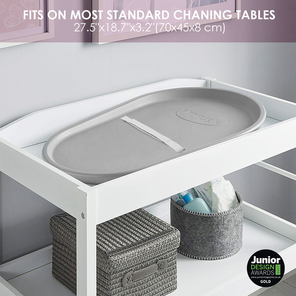 Changing Essentials Kit: Shnuggle Changing Mat + Diaper Pail + Better Bag Liners (90 Day Supply)