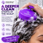Texas Beauty & Health Scalp Massager Shampoo Brush, Massaging Scrubber