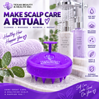 Texas Beauty & Health Scalp Massager Shampoo Brush, Massaging Scrubber