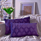 Pack of 2 bundle One 18"x18" with a matching color of one 12"x20" Square and rectangle combo set