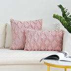 Pack of 2 bundle One 18"x18" with a matching color of one 12"x20" Square and rectangle combo set
