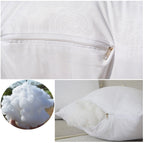4pcs Throw Pillow Inserts, Square Cushion Inner Soft Fluffy Plump Stuffer Cushion Pillow