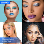 16 pack + 1 glitter glue Chunky Cosmetic Holographic Glitter