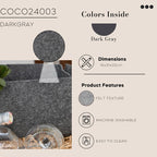 Coco Clementine Felt Storage Basket