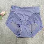 1/2/3/4 Pcs Womens Slimming Panties High Waist Tummy Control Briefs Female