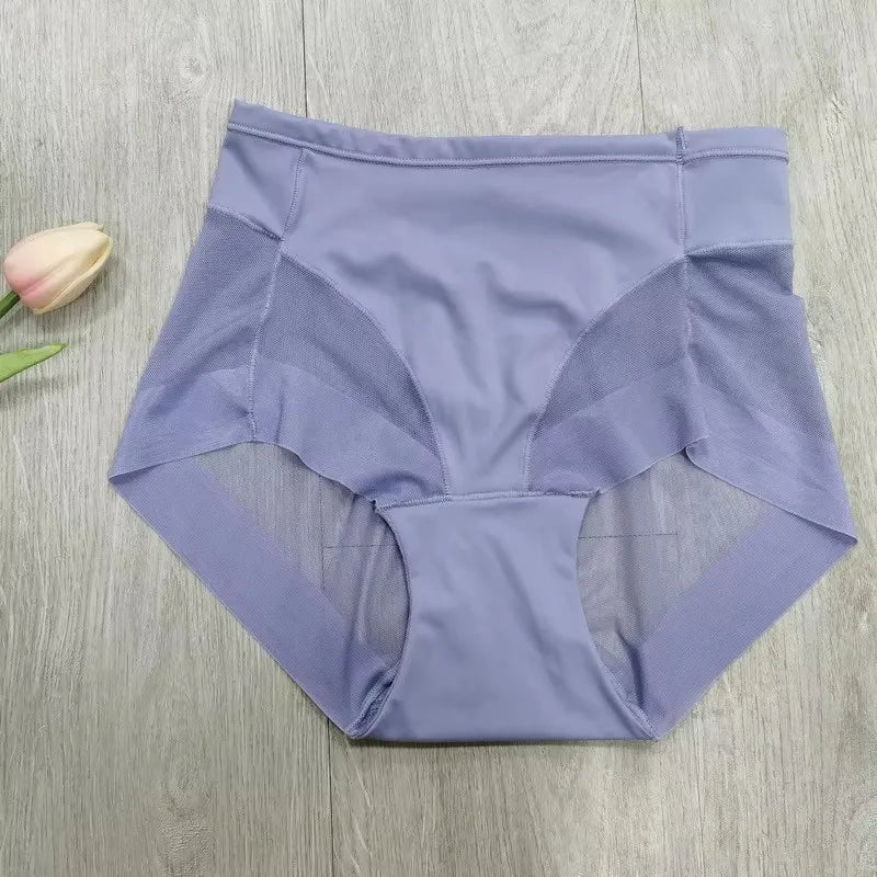 1/2/3/4 Pcs Womens Slimming Panties High Waist Tummy Control Briefs Female