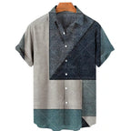 Men's Hawaiian Shirts Men's Short Sleeved Vintage Shirt