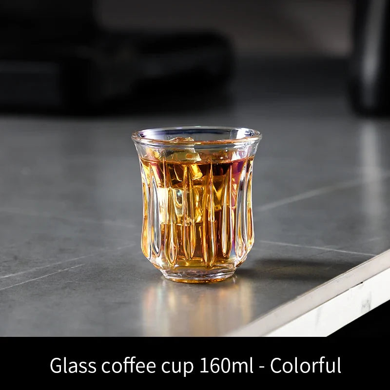 BINCOO 90ml-400ml Glass Coffee Cup Drinking Glasses
