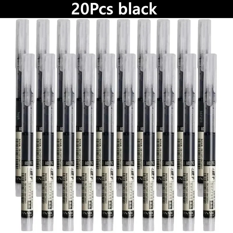 3-102Pcs/set High Quality Needle Type Gel Pens