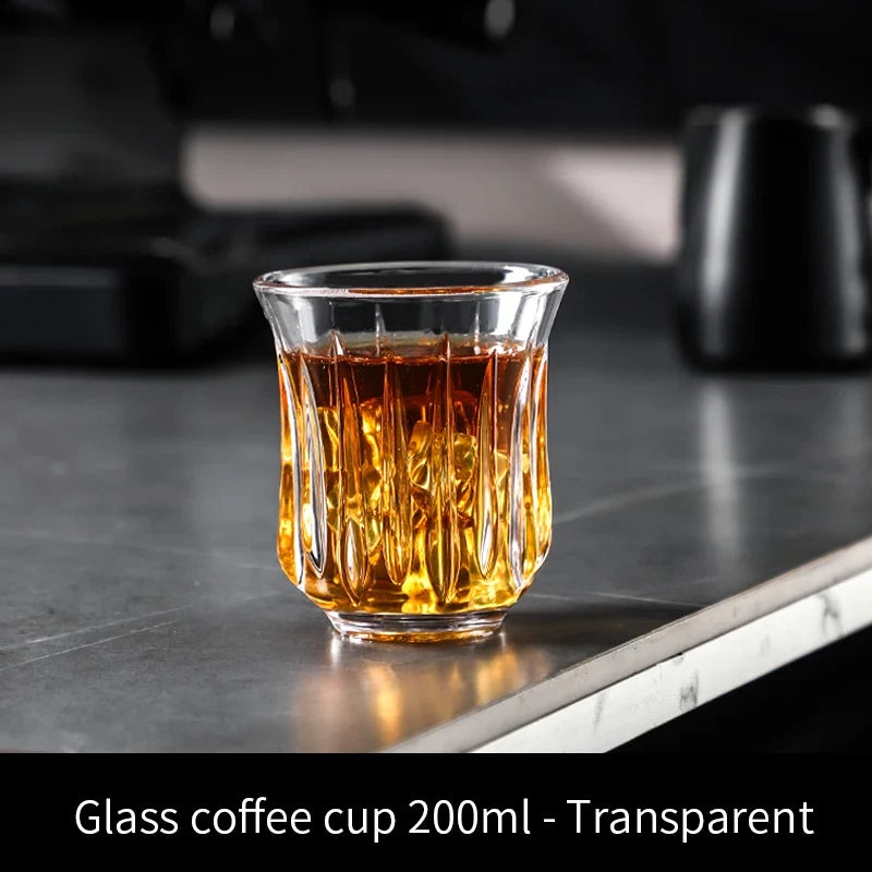 BINCOO 90ml-400ml Glass Coffee Cup Drinking Glasses
