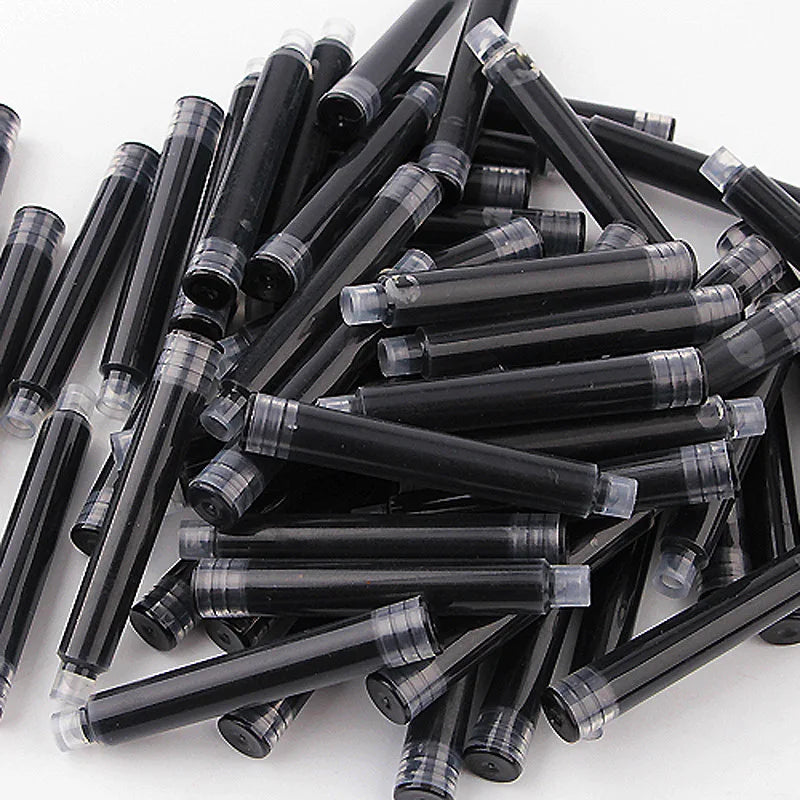 12-60PCS/Set Colourful Ink Sac Fountain Pen