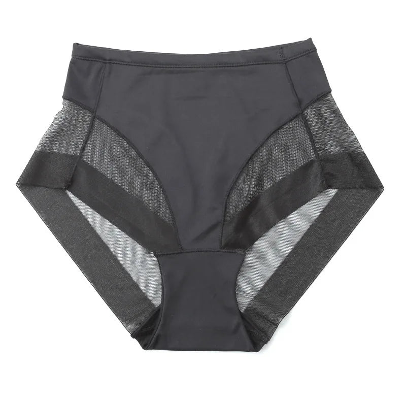 1/2/3/4 Pcs Womens Slimming Panties High Waist Tummy Control Briefs Female