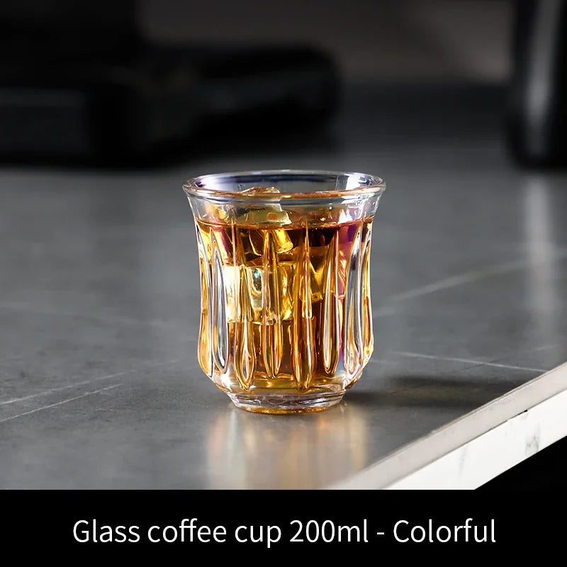 BINCOO 90ml-400ml Glass Coffee Cup Drinking Glasses