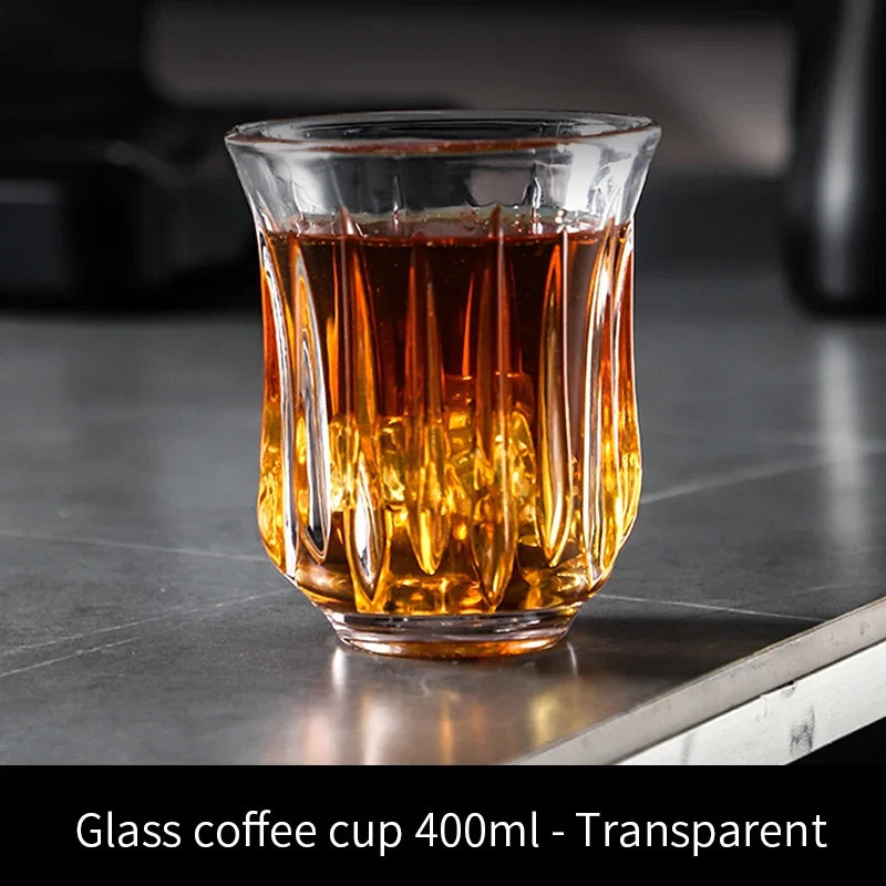 BINCOO 90ml-400ml Glass Coffee Cup Drinking Glasses