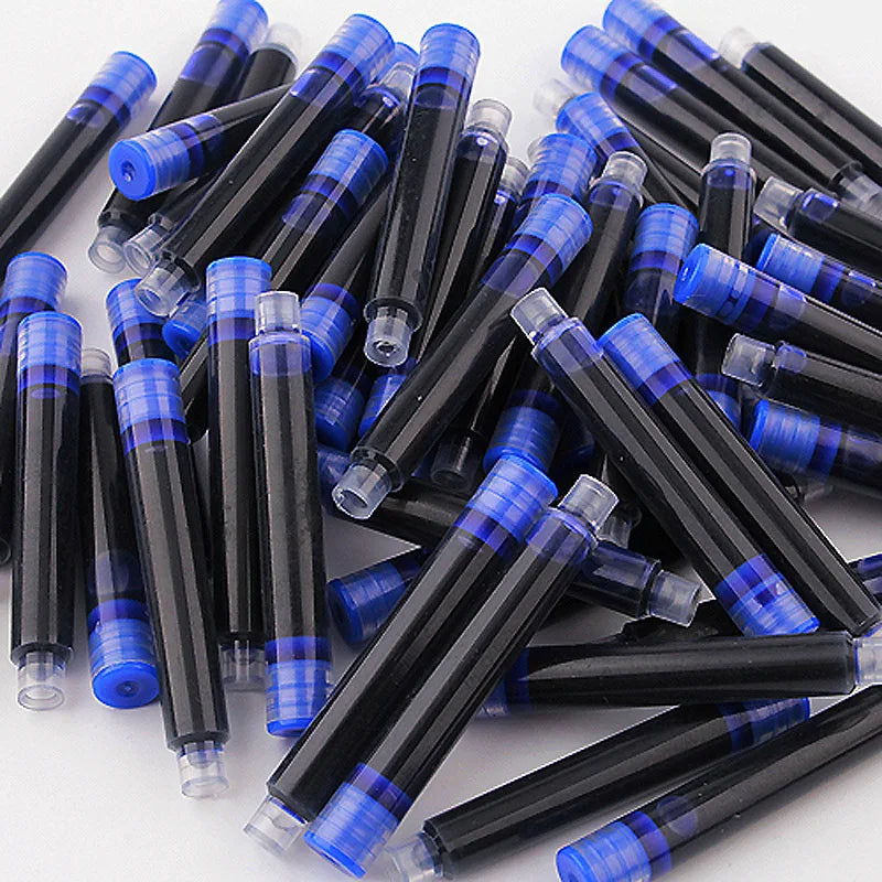 12-60PCS/Set Colourful Ink Sac Fountain Pen