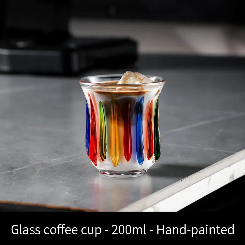 BINCOO 90ml-400ml Glass Coffee Cup Drinking Glasses