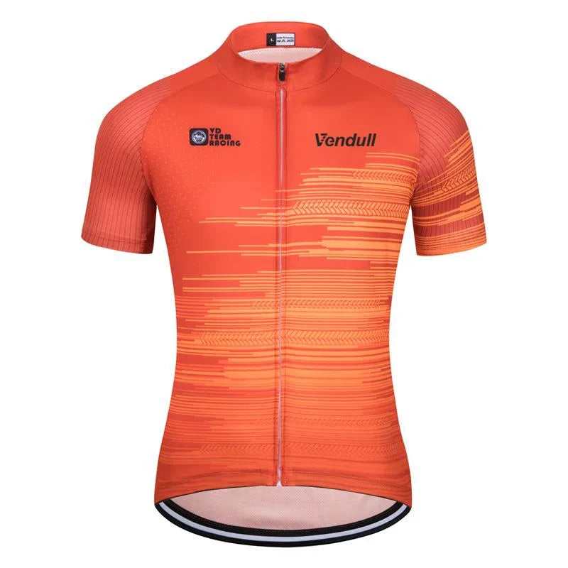 2026 New VENDULL Men Cycling Jersey Cycling Racing Tops Short Sleeve Cyclist Clothes