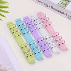 A4 A7 B5 Ring Binder Clips Colorful Metal Binding Clips