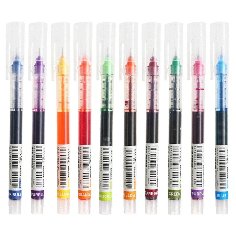 3-102Pcs/set High Quality Needle Type Gel Pens