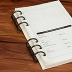 2PCS Ring Binder Clips Detachable Buckle Loose-leaf Binder