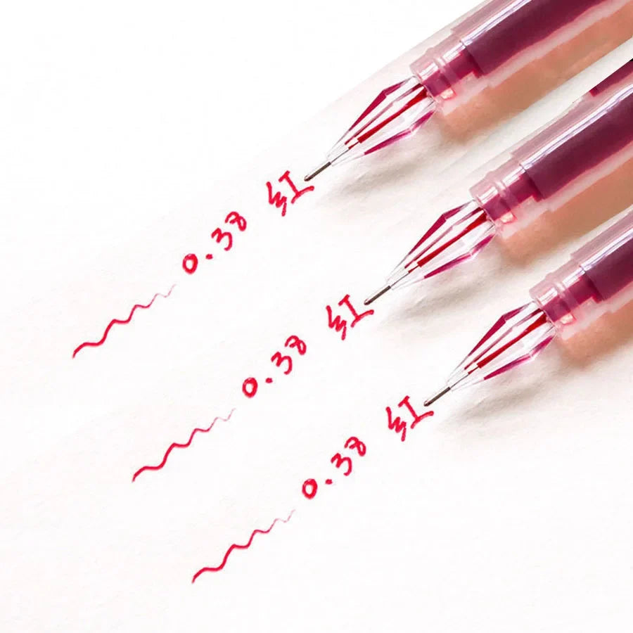 3pcs/mix Diamond tip Gel Pen Fine 0.38mm