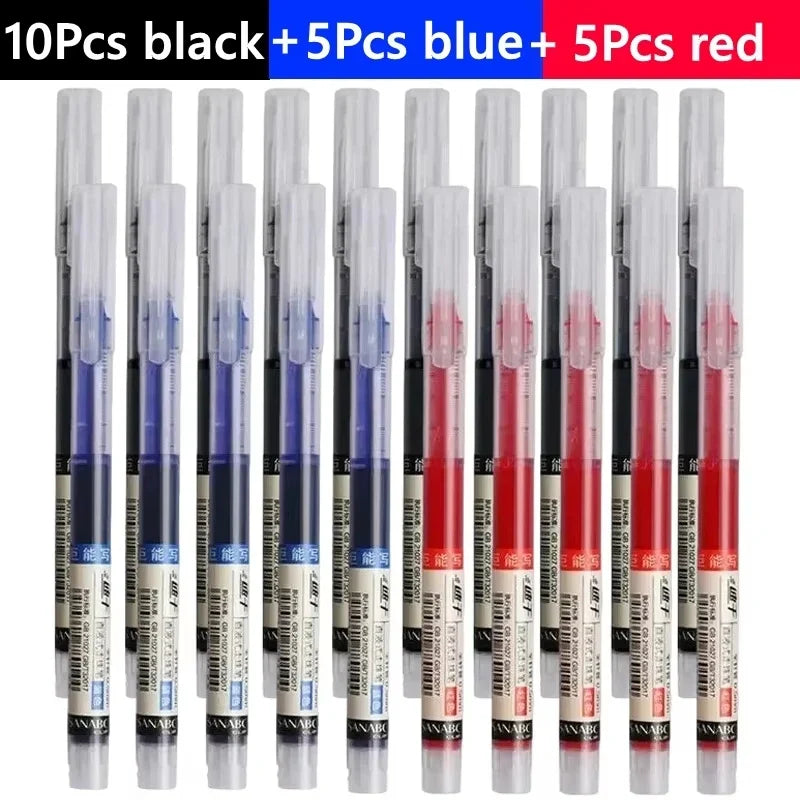 3-102Pcs/set High Quality Needle Type Gel Pens