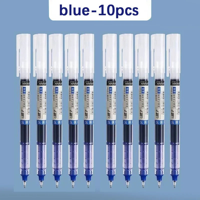 10Pcs High Quality Needle Type Gel Pens