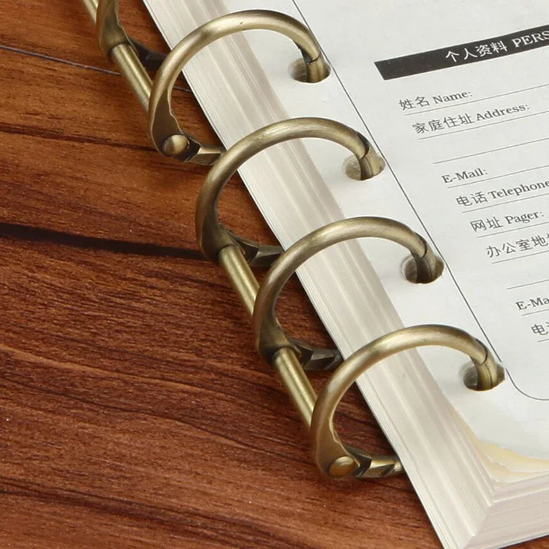 2PCS Ring Binder Clips Detachable Buckle Loose-leaf Binder